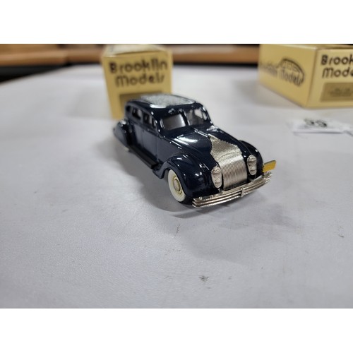 99 - 2x Quality As New Boxed Brooklin diecast model vehicles which include BRK. 7 1934 Chrysler Airflow 4... 