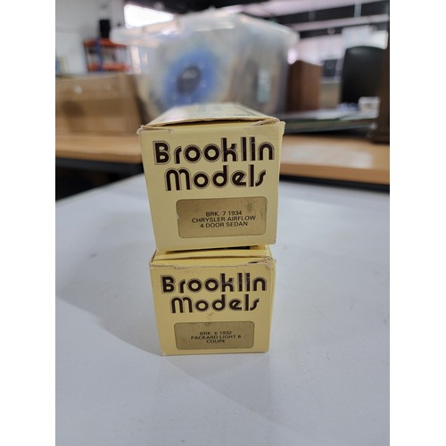 99 - 2x Quality As New Boxed Brooklin diecast model vehicles which include BRK. 7 1934 Chrysler Airflow 4... 