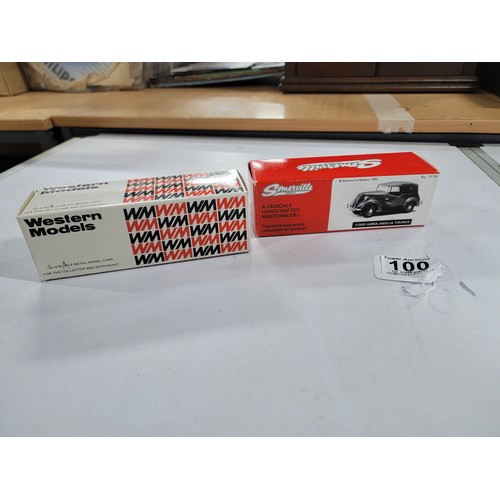 100 - 2x Quality As New Boxed diecast model vehicles which include Somerville Models Ford A494A Anglia Tou... 