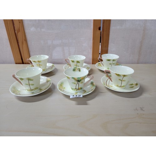 112 - Set of 6x Bell China 