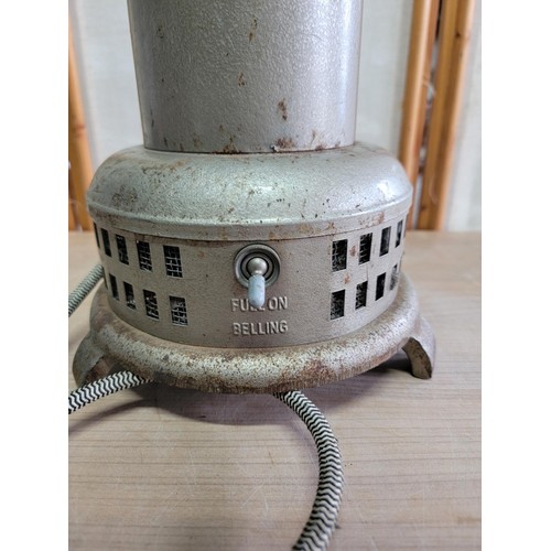 173 - Vintage Belling Champion electric heater in good working order stands 54cm high