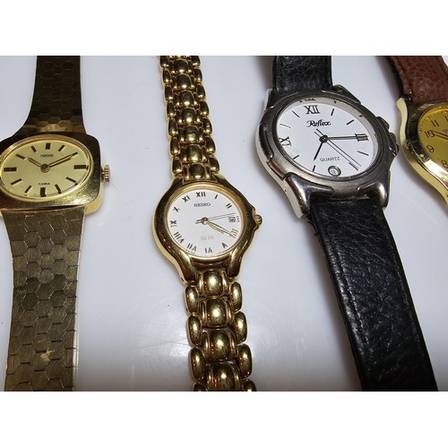 249 - A collection of 12x various wristwatchs to include a good Philip Mercia quartz watch, a ladies Seiko... 