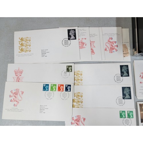 211 - Box containing a large quantity of first day covers inc British gardens, British fairs, St Johns Amb... 