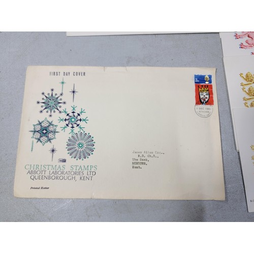 211 - Box containing a large quantity of first day covers inc British gardens, British fairs, St Johns Amb... 