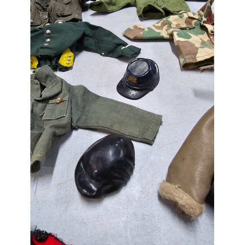 76 - A Large Comprehensive Collection of 1960's / 70's Action Man clothing and uniforms which includes ma... 