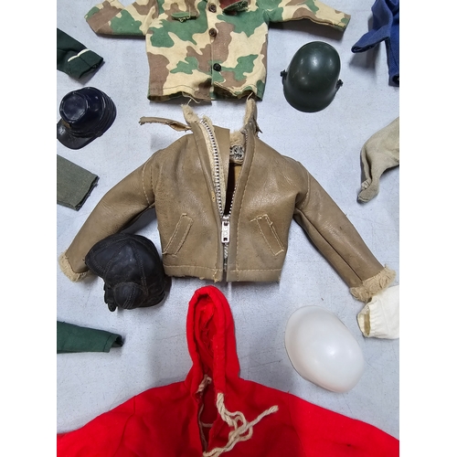 76 - A Large Comprehensive Collection of 1960's / 70's Action Man clothing and uniforms which includes ma... 