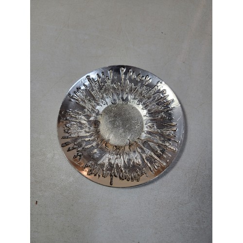 219 - Quantity of collectables inc 3x Don Sheil handmade aluminium bowls and plate in a stalagmite design,... 