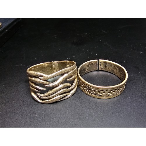 280 - A bundle of 6x 925 silver rings, 3 of the rings have splits to the bands, the other 3 are in good or... 