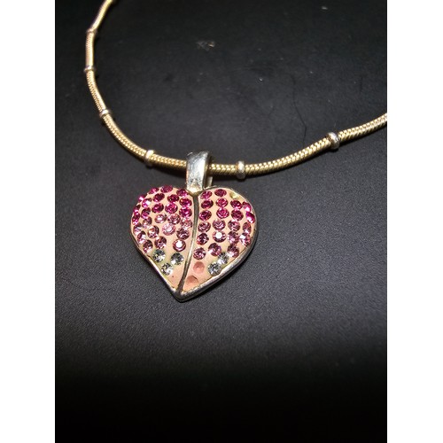 294 - A pretty 925 silver bracelet with a 925 silver heart charm. In good clean condition and boxed, the h... 