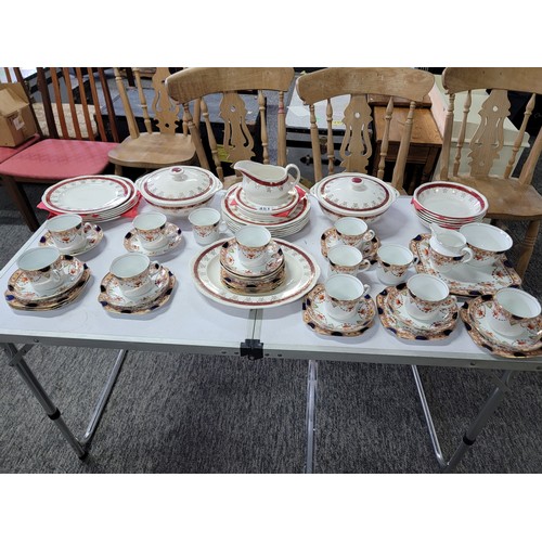 451 - Coldough china tea set, 40 piece in total. with an Alfred Meakin part dinner set