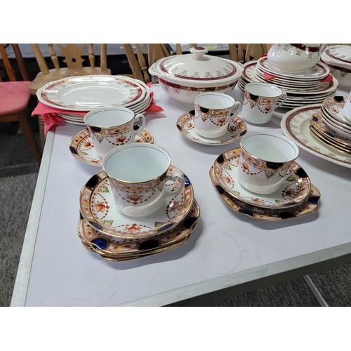 451 - Coldough china tea set, 40 piece in total. with an Alfred Meakin part dinner set