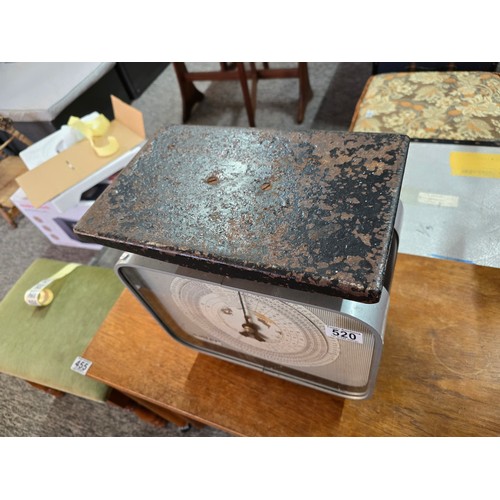 520 - Large heavy duty set of Salter model 70 postage scales in good condition and are operating correctly... 