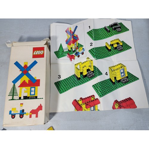 22 - 2x boxed LEGO items from the 1970's, inc a windmill kit, and a house kit, kits look complete though ... 