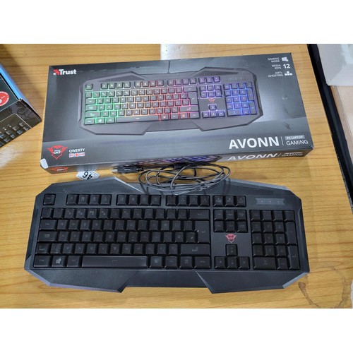 46 - 2x Keyboards - Silver Crest Gaming Keyboard & Avonn gaming keyboard both in original boxes