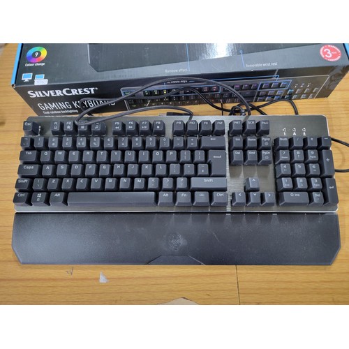 46 - 2x Keyboards - Silver Crest Gaming Keyboard & Avonn gaming keyboard both in original boxes