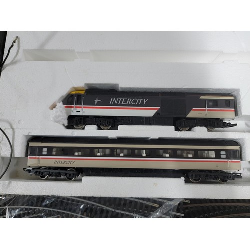 38A - Boxed Hornby High Speed electric train set (Intercity), box in need of attention