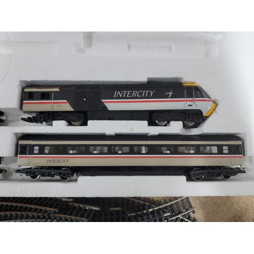 38A - Boxed Hornby High Speed electric train set (Intercity), box in need of attention