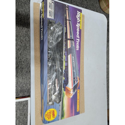 38A - Boxed Hornby High Speed electric train set (Intercity), box in need of attention