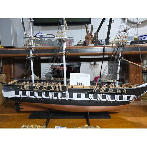 276 - Large and impressive scratch built model ship the USS Constellation extremely detailed and accurate ... 