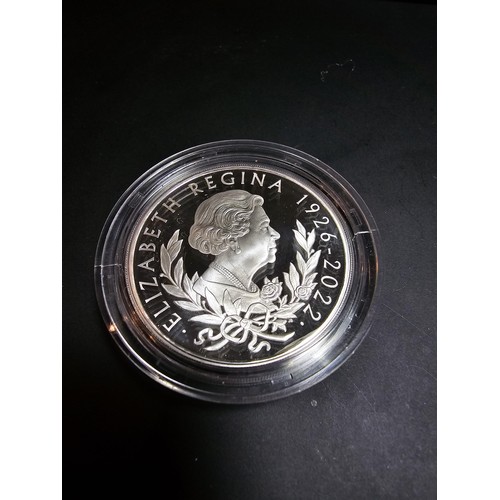 165 - As new The Royal Mint Queen Elizabeth II Memorial £2 silver proof coin with its original box, outer ... 