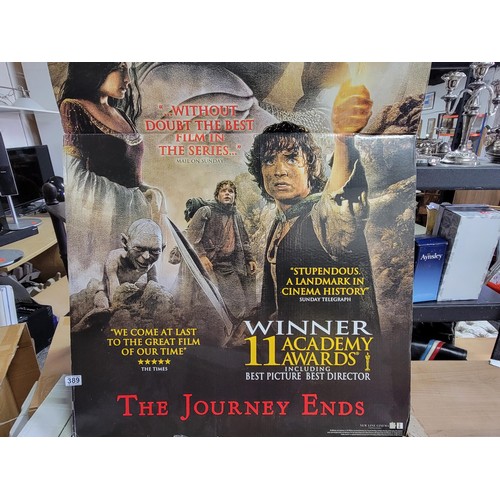 109 - A rare The Lord of the Rings The Return of the King Cinema stand up advertising board, 151cm high, 8... 