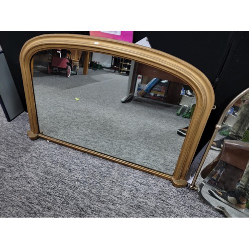 111 - Quantity of mirrors inc a metal framed mirror, a bevel edged hanging mirror and large wooden framed ... 