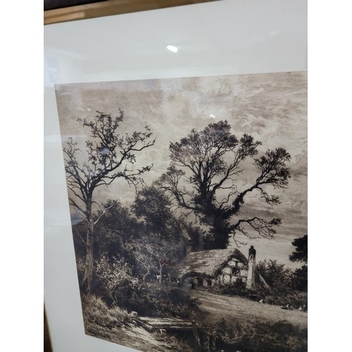 116 - A good quality vintage framed and glazed etchings by Auguste Boulard 1852-1927 after Benjamin Willia... 