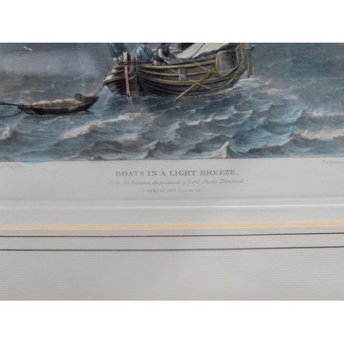 117 - 2x good quality framed and glazed Maritime hand coloured engravings from Gems of Art Collection inc ... 