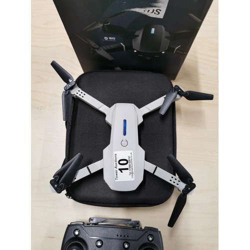 10 - E88 SD Camera Drone, complete with controller original box. As new condition.