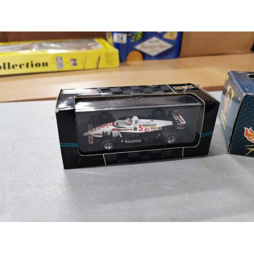 17 - Qty of 8x boxed diecast Formula One racing cars inc. Minichamps Red Bull Formula One car, ONYX 203 W... 