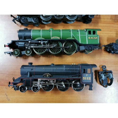 20 - Qty of model railways items to include locomotives, cars, rolling stock, coaches, train controller e... 