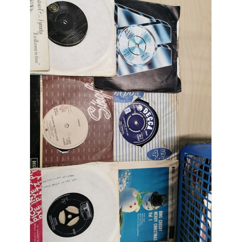 33 - A quantity of 45rpm records including various artists on bands.