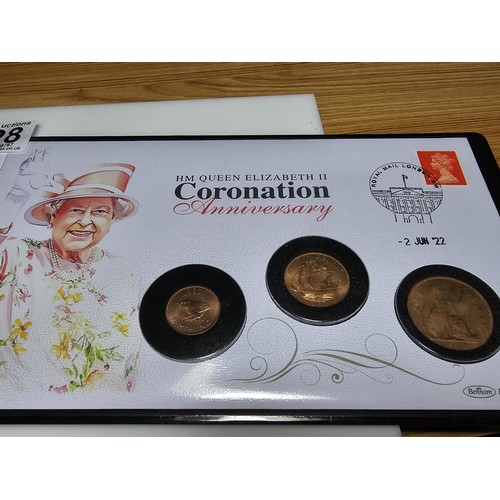 128 - A complete Jubilee mint collection The Queen Elizabeth II Coronation anniversary 10 coin cover which... 