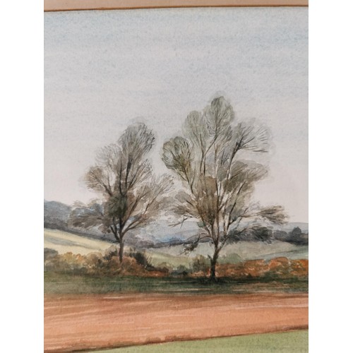 90 - Original gilt framed and glazed watercolour signed by artist Tom Taylor, titled Wiltshire. Beautiful... 