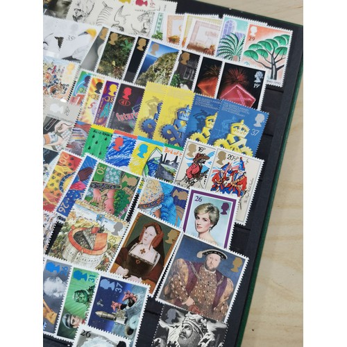 98 - Stamp album filled with good quantity of British stamps