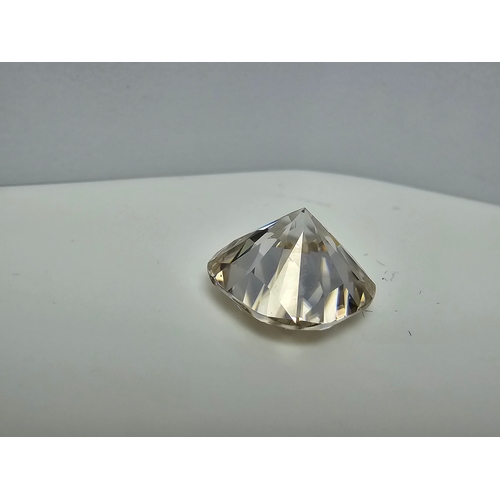 229 - A stunning rare and large cushion cut 7ct moissanite diamond with a size of 11mm x 11mm with full re... 