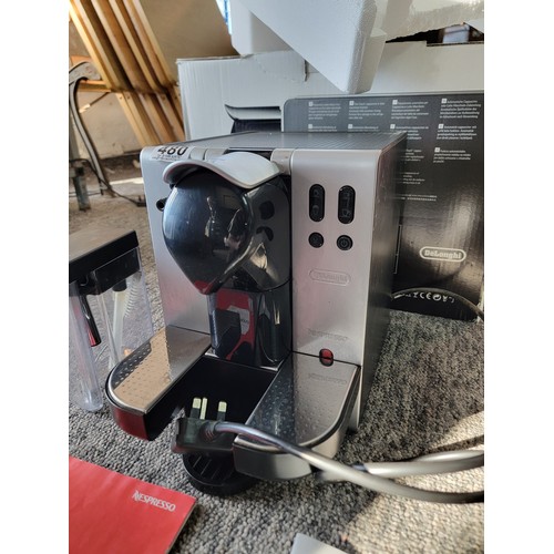 72 - Nespresso coffee machine boxed in good condition model number EN 680.M complete with its instruction... 