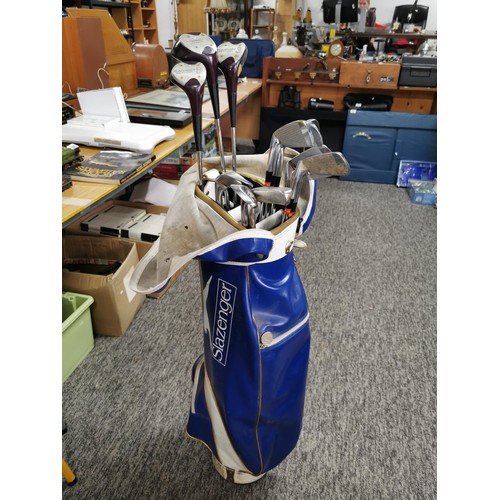 1 - A full set of Slazenger California golf irons along with 2x Slazenger California wedges, a Slazenger... 