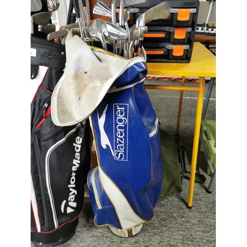 1 - A full set of Slazenger California golf irons along with 2x Slazenger California wedges, a Slazenger... 