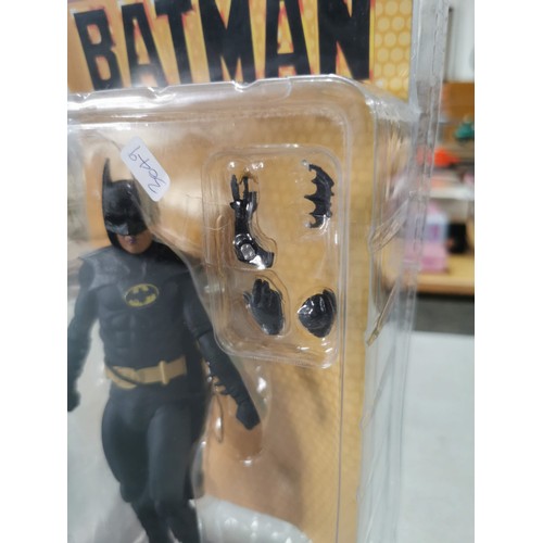 22 - Batman alarm clock and Batman action figure new & sealed with accessories.