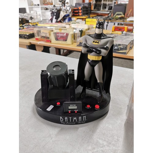 22 - Batman alarm clock and Batman action figure new & sealed with accessories.