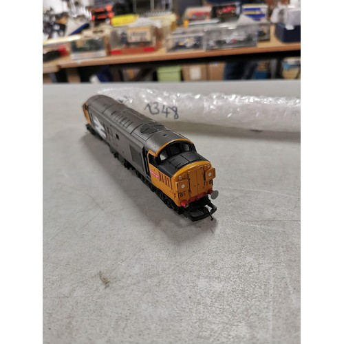 31 - Hornby R348 BR Railfreight Class 37 Diesel locomotive 37063, appears to be in good condition, box no... 