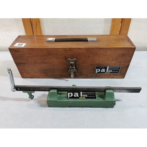 48 - Vintage cased paL control cyclinder gauge in good overall condition in its original case.