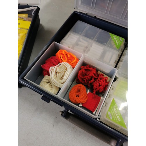 41 - A Raaco Handy box, 4 drawer fly fishing making materials.