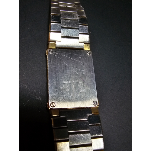 291 - Very attractive slim design gold tone unisex quartz watch by Lassale (Seiko) from the 1980's which i... 