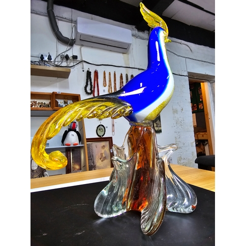 173 - 2x large and impressive Genuine Murano Venetian Glass figures to include a large red fish figure wit... 