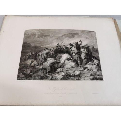 53 - 6 engravings 1852 The Royal association for promotion of the fine arts in Scotland.