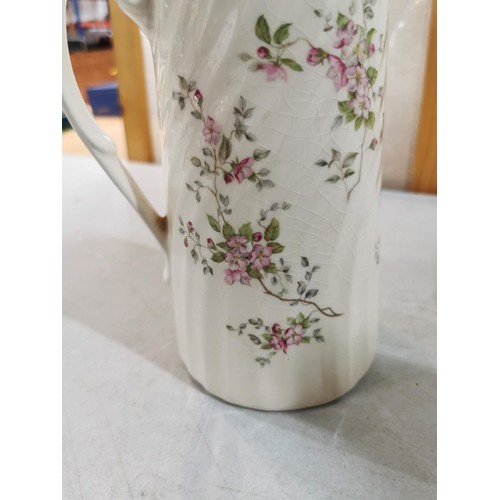 61 - Set of 3 x graduated floral jugs all in good order all stamped to the base Caolard Ironstone. Talles... 