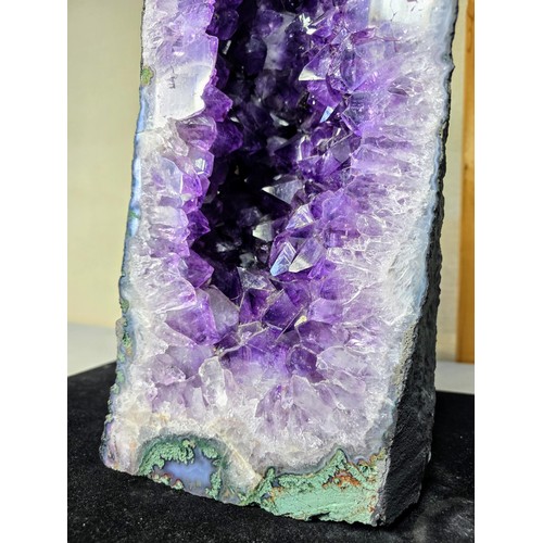 314 - A very large and impressive amethyst cathedral church geode in A grade quality standing at an impres... 