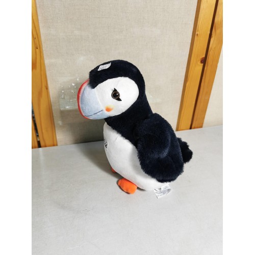 152 - Good quality Laura Ashley puffin formed door stop in good order height of 26cm.